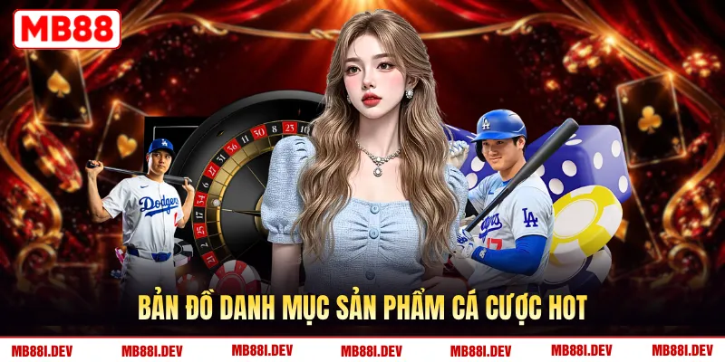Bản đồ danh mục sản phẩm cá cược hot